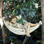 Swing Boy Girl Garden Statue Decoration