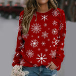 Christmas Element 3D Print All-match Sweatshirt