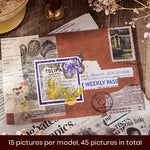 Years Trace Retro Stickers Set