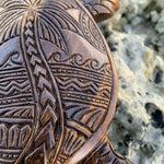 Hawaiian Turtle Wood Carving