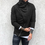 Solid Hooded Long Sleeve Jacket