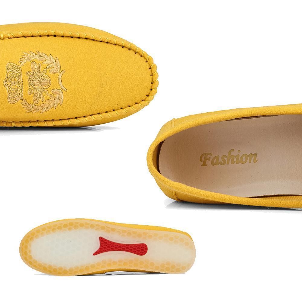 Men's Embroidered Loafers