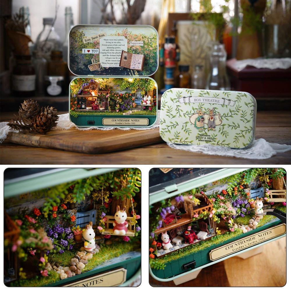 3D Wooden Dollhouse DIY Miniature
