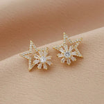 Five-pointed Star Rotatable Earrings
