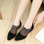 Women's Mesh Hollow-out Low Heel Sandals