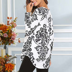 Women's Autumn Printed Long Sleeve T-Shirt