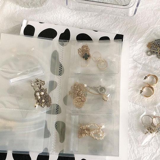 Transparent Jewellery Album Storage Bag