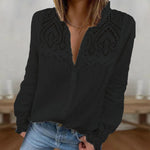 Women's Lace Stitching Shirt