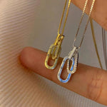 Forever Linked Together Necklace to Mom&Daughter Grandnana&Grand-daughter
