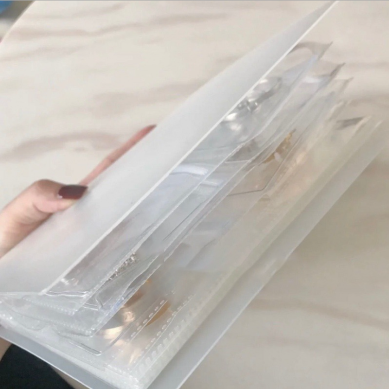 Transparent Jewellery Album Storage Bag