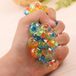 Rainbow Squeeze Ball Mesh Ball