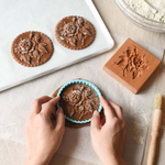 3D Wooden Shape Cookie Stamp Mold