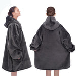 Cozy Hoodie Blanket Oversized Blanket Sweatshirt For Adults & Children