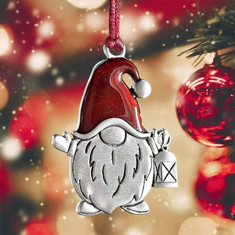 Solid Pewter Christmas Tree Ornament
