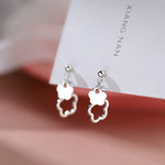 The Earrings of Flower Pattern
