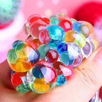 Rainbow Squeeze Ball Mesh Ball