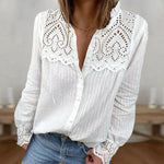 Women's Lace Stitching Shirt