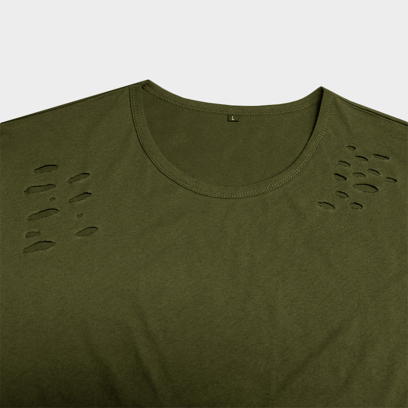 Men's Summer Workout Basic T-shirt