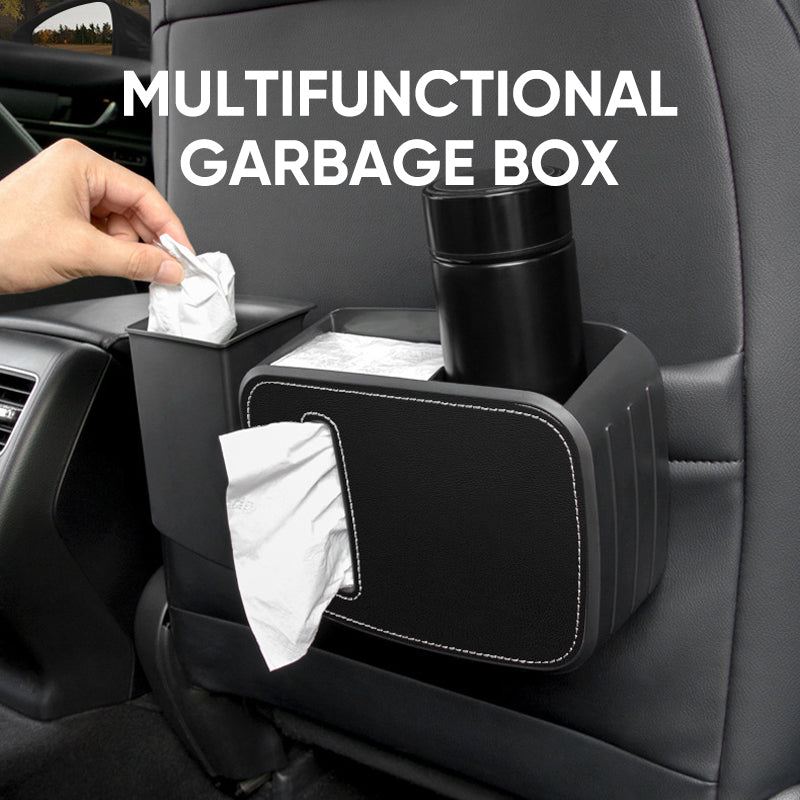 Vehicle Trash Can Tissue Storage Box
