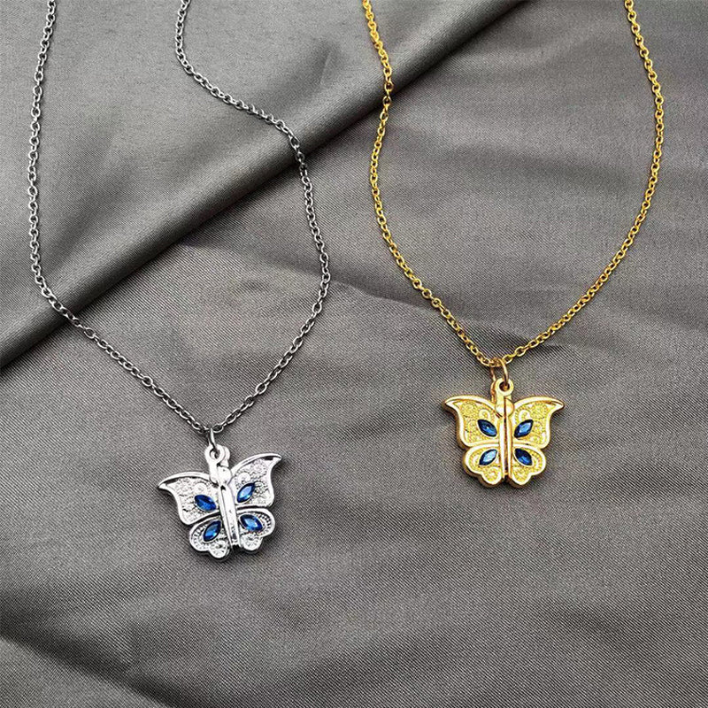 Butterfly Heart Necklace