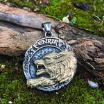 Vikings Wolf Fenrir StainlessStell Necklace