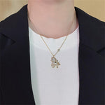 Gorgeous Angel Pony Pendant Necklace