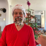 Glowing Beard Christmas Decoration Bells