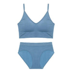 Solid Color Lingerie Set for Girls