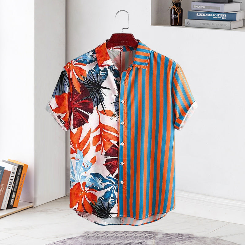 Hawaiian Print Short Sleeve Shirt