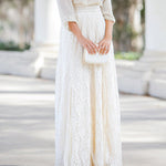 Slim High Waist Lace Skirt