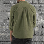 Men's Long Sleeve Casual Vintage Pocket Shirt