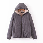 Lightweight Lamb Fleece Wavy Pattern Thermal Padded Coat(FREE SHIPPING)