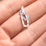 Forever Linked Together Necklace to Mom&Daughter Grandnana&Grand-daughter