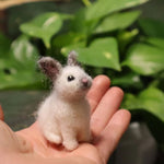 （5-7 days pre-sale）Needle felted baby bunny easter decor handmade material package