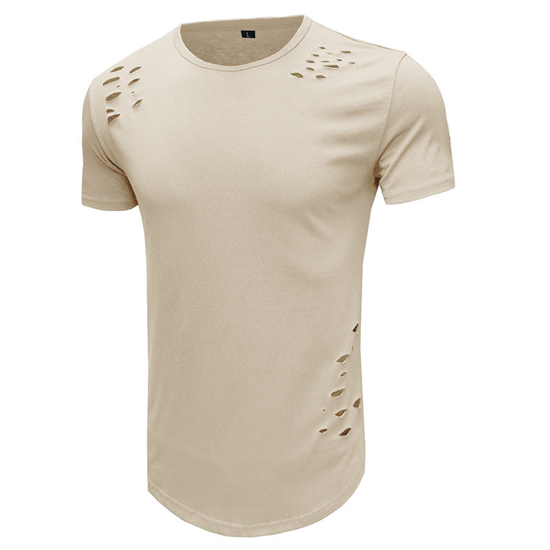 Men's Summer Workout Basic T-shirt