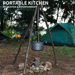Stainless Steel Triangle Campfire Stand