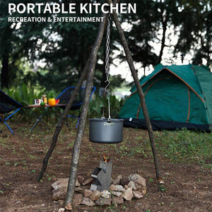 Stainless Steel Triangle Campfire Stand