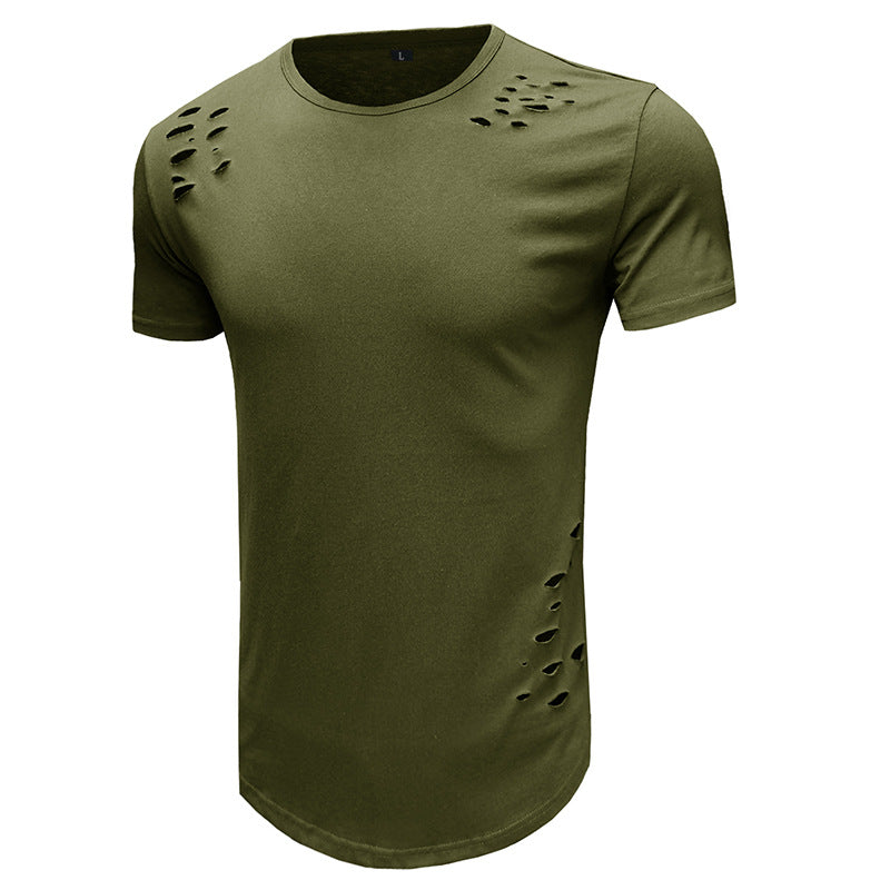 Men's Summer Workout Basic T-shirt