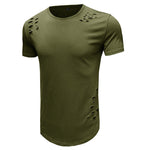 Men's Summer Workout Basic T-shirt