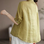 Classic Pleated Temperament Fine-Grained Commuter Shirt