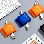 Charging Wire Rotating Reel (Orange & Blue)