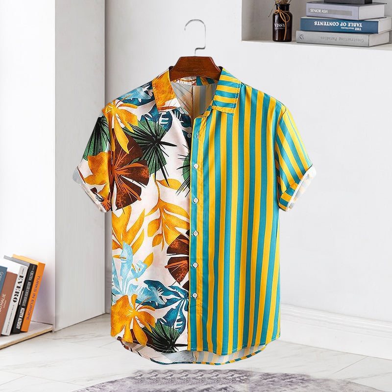 Hawaiian Print Short Sleeve Shirt