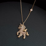 Gorgeous Angel Pony Pendant Necklace