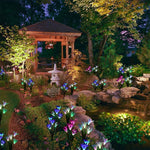 Solar Powered LED Flower Stake Set