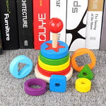 Educational Tower of Matching Building Blocks Toy