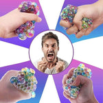 Rainbow Squeeze Ball Mesh Ball