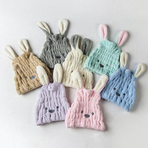 Super absorbent rabbit ear dry hair cap