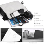 Multilayer Functional Messenger Bag