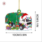 Car-Boat-Christmas iron Ornament