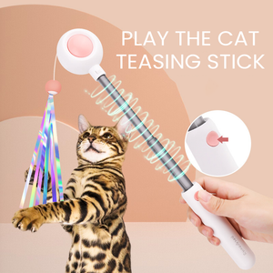 Infrared Retractable Cat Funny Stick